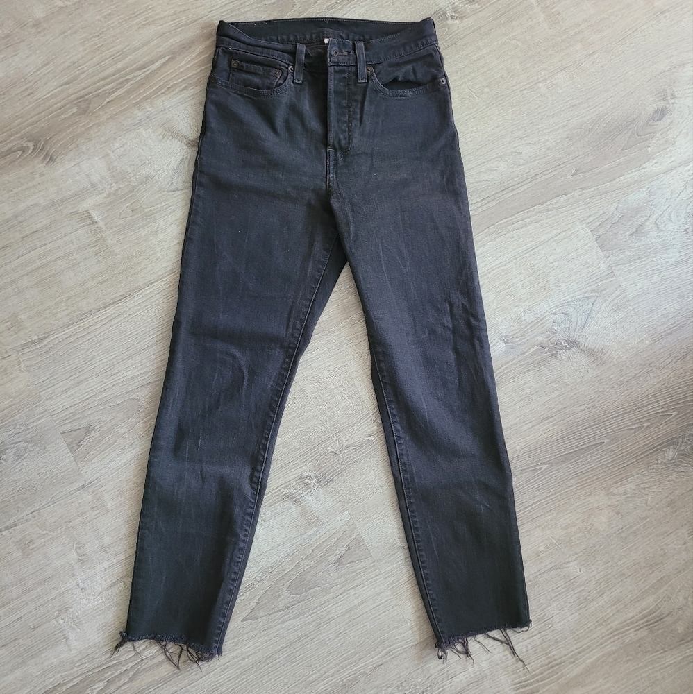 Levi's Wedgie Fit High Rise Cropped Jeans Women's Size 27